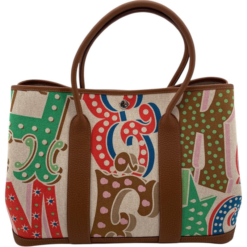 エルメス HERMES ガーデンパーティPM エレクトリック W刻印 ゴールド