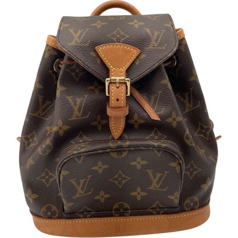 【LOUIS VUITTON】ミニ・モンスリ　モノグラム　リュック ルイ・ヴィトン LOUIS VUITTON ミニ モンスリ M51137 モノグラム
