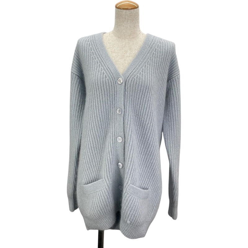 セリーヌ CELINE モヘアニットカーディガン 2AD24377N ブルー モヘア