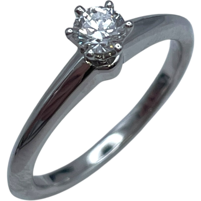 TIFFANY&Co.ティファニーソリテール天然ダイヤリング　Pt950 ティファニー TIFFANY＆CO ソリテールリング プラチナ Pt950