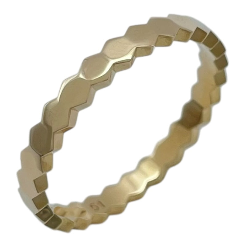 ショーメ　ビーマイラブ　リング　ピンクゴールド　53号 CHAUMET ショーメ ビーマイラブハニカム リング K18ピンクゴールド 53