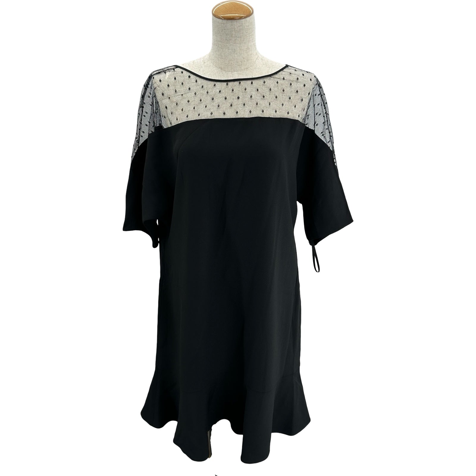 レッドヴァレンティノ RED VALENTINO 半袖フリルワンピース 