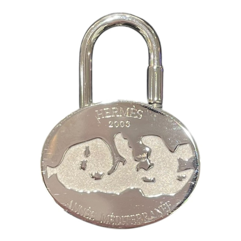 HERMES エルメス カデナ 2003 地中海 シルバーカラー ペンダントトップ アクセサリー aq6306