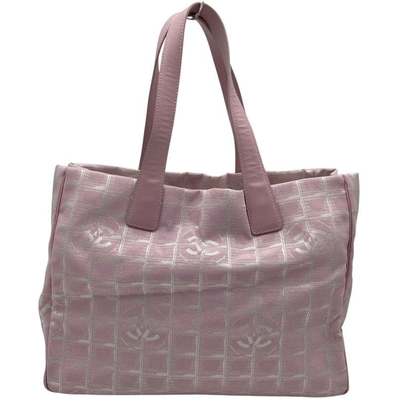 シャネル CHANEL ニュートラベルライントートMM A15991 8番台 ピンク