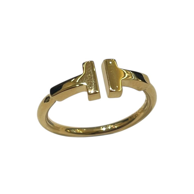 TIFFANY&Co. ティファニー Tワイヤー リング 750 K18WG ティファニー TIFFANY＆CO Tワイヤーリング ゴールド 750