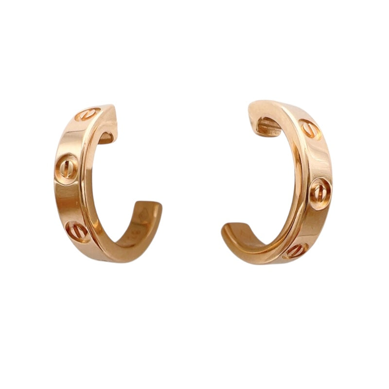 カルティエ Cartier ラブフープイヤリングスモール ピンクゴールド 