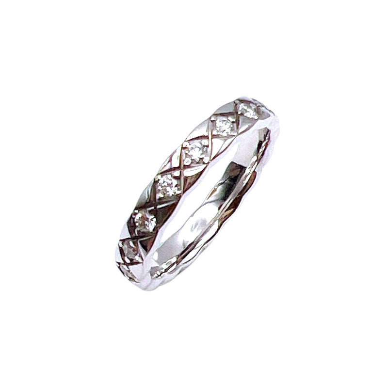 シャネル CHANEL ココクラッシュダイヤリングスモール ホワイト