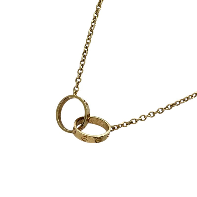 Cartier カルティエ ベビー ラブ ネックレス ラブリング K18PG 楽天市場】カルティエ ベビーラブ ネックレス 18金 K18ピンクゴールド