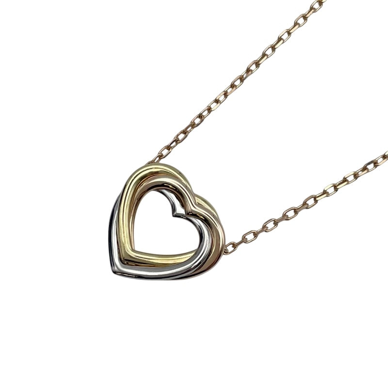 カルティエ Cartier トリニティハートネックレス ピンクゴールド 750