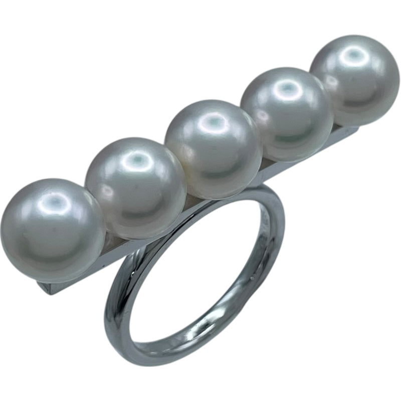 TASAKIタサキバランスエラリング ホワイトゴールド8号 匿名配送 タサキ TASAKI バランスリング ホワイトゴールド 750/パール