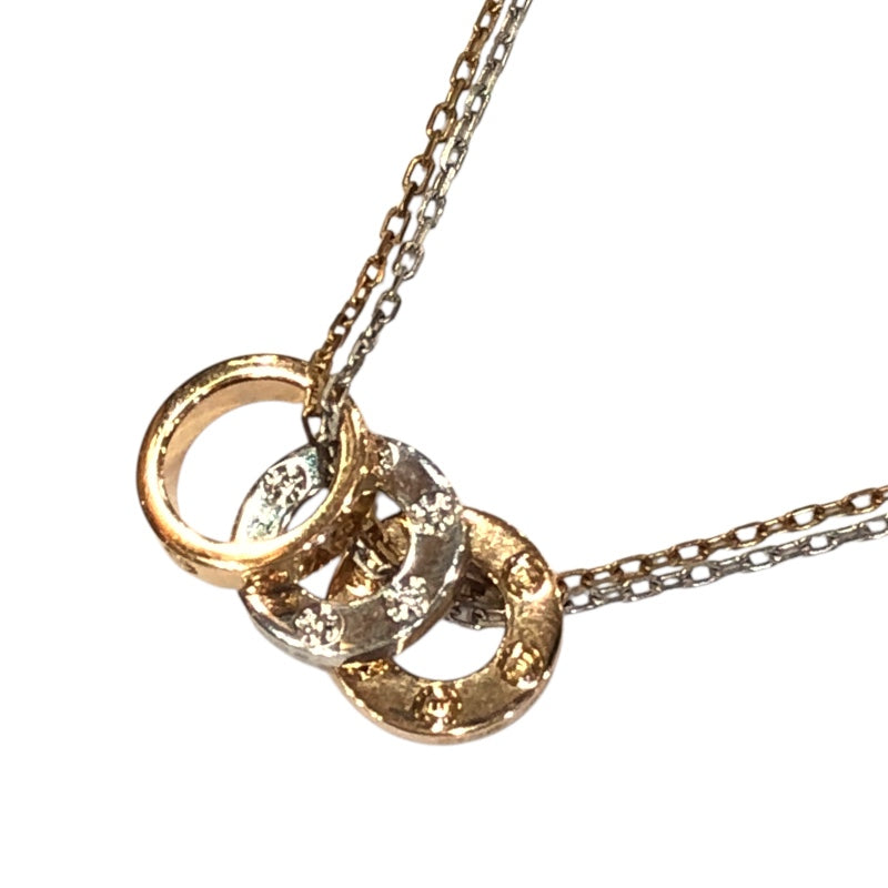 カルティエ Cartier ラブスリーフープダイヤネックレス ゴールド K18