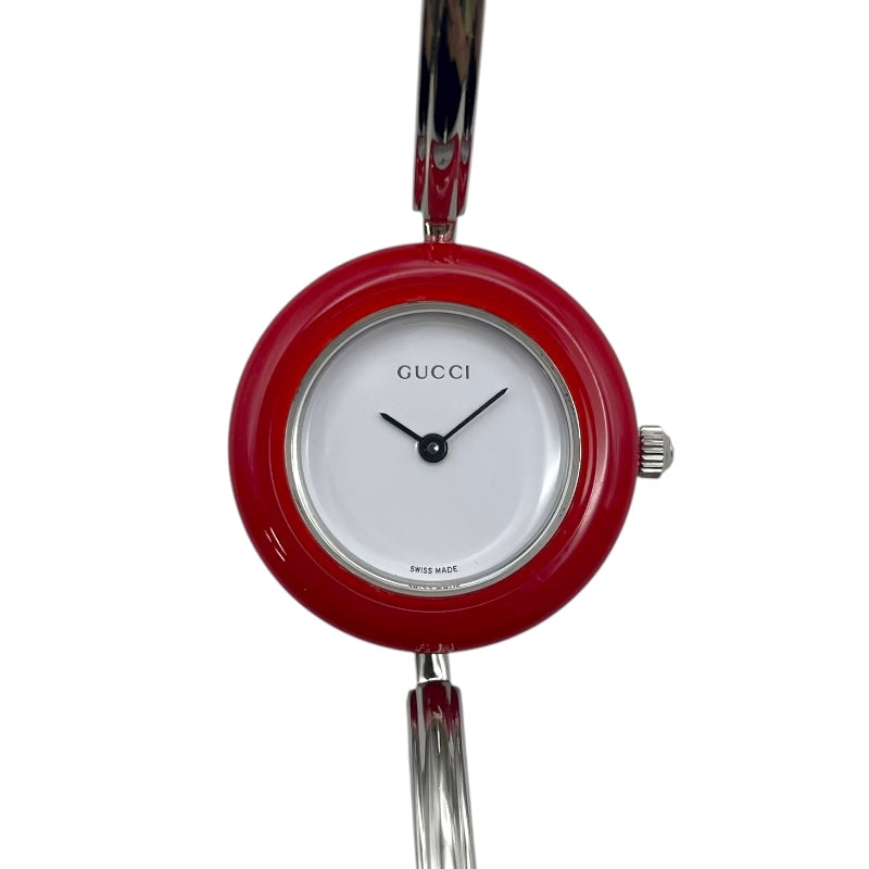 GUCCI グッチ チェンジベゼル レディース腕時計 クォーツ GP 本物保証