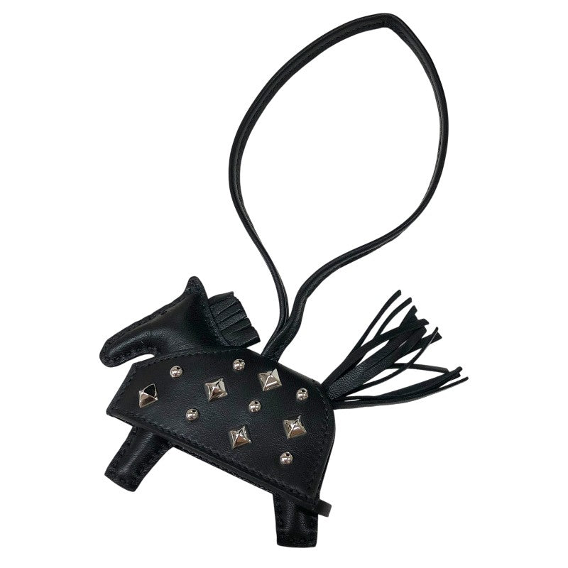 HERMES エルメス★ロデオ★PM★ブラック エルメス HERMES ロデオ ロベオロック PM チャーム K刻 ブラック