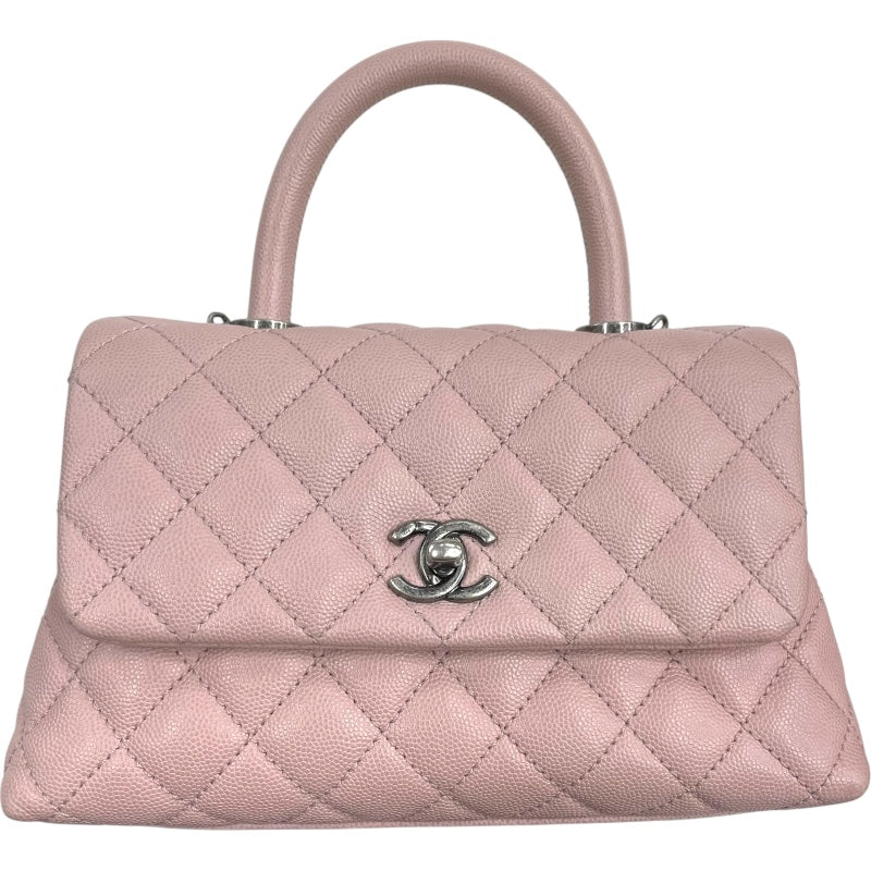 シャネル CHANEL ココハンドルXS A92990 23番台 ピンク SV金具