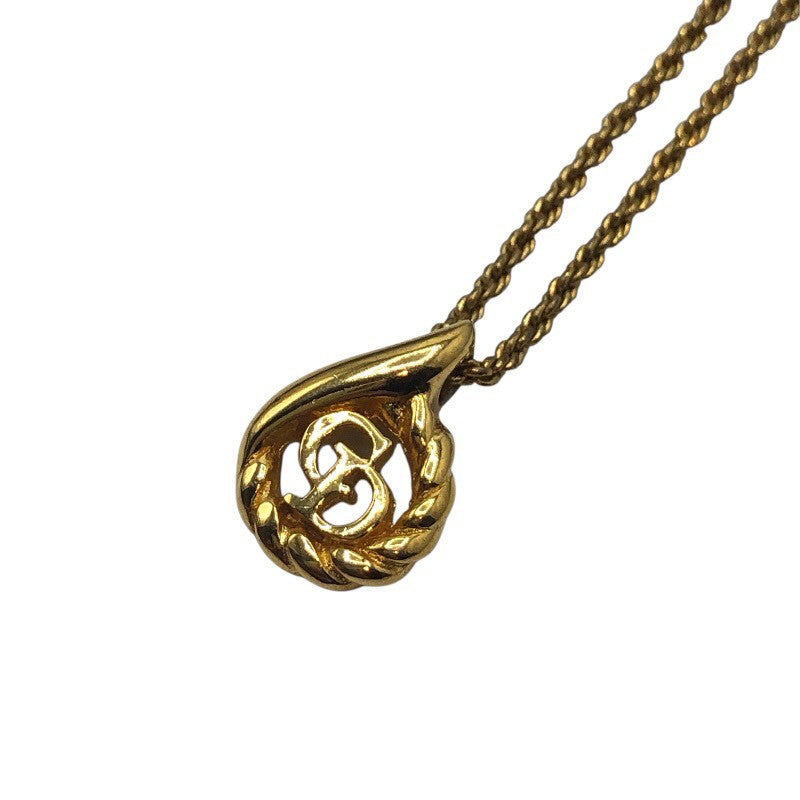 クリスチャン・ディオール Christian Dior ロゴネックレス メタル