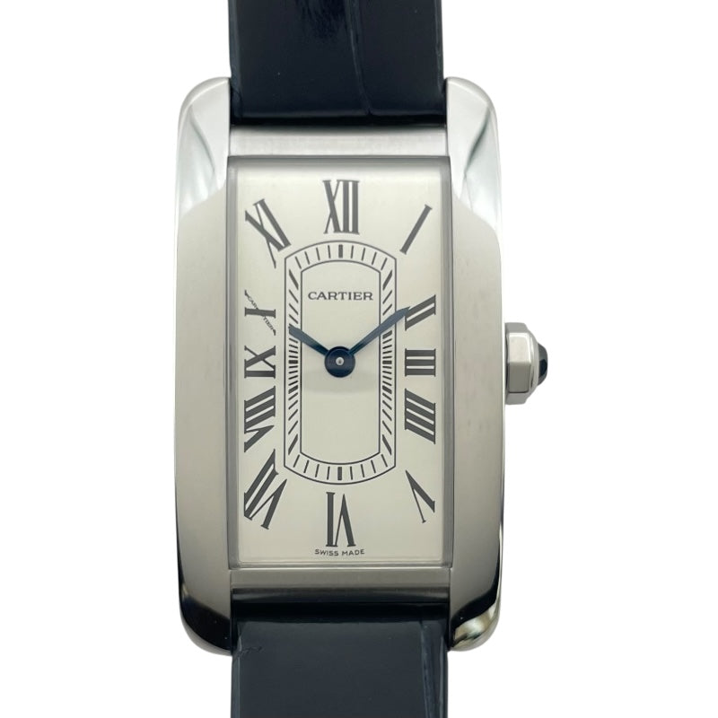 カルティエ Cartier タンク アメリカン SM WSTA0082 シルバー SS