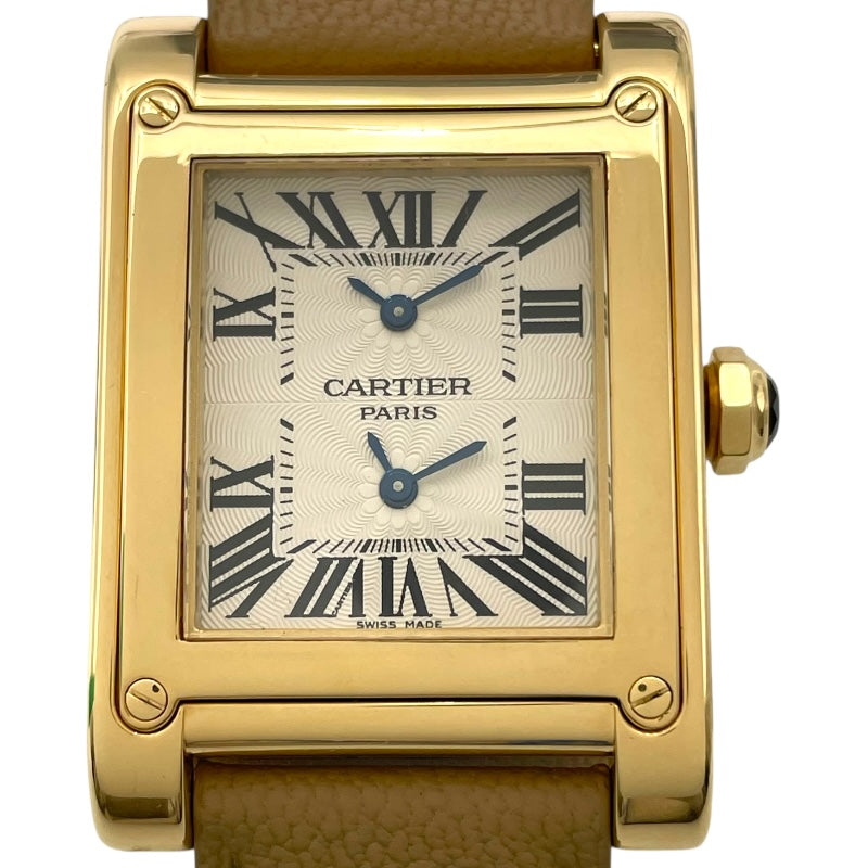 カルティエ Cartier タンクアビス 2タイムゾーン LM W1534251 カルティエ Cartier タンクアビス 2タイムゾーン LM W1534251