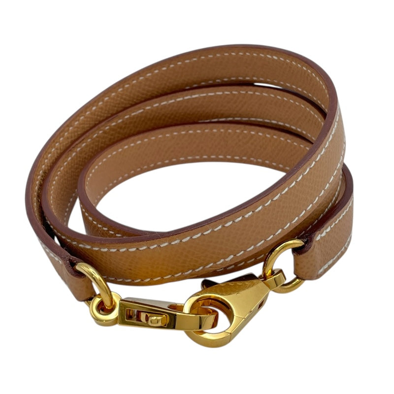 エルメス HERMES ケリー用 ストラップ ナチュラルサブレ GD金具