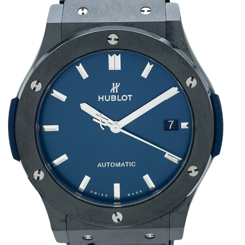 ウブロ HUBLOT クラシック・フュージョン セラミック ブルー 511.CM  