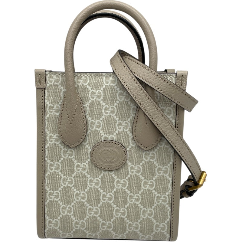 グッチ GUCCI インターロッキングG ミニトート 671623 ベージュ グッチ GUCCI インターロッキングG ミニトート 671623 ベージュ