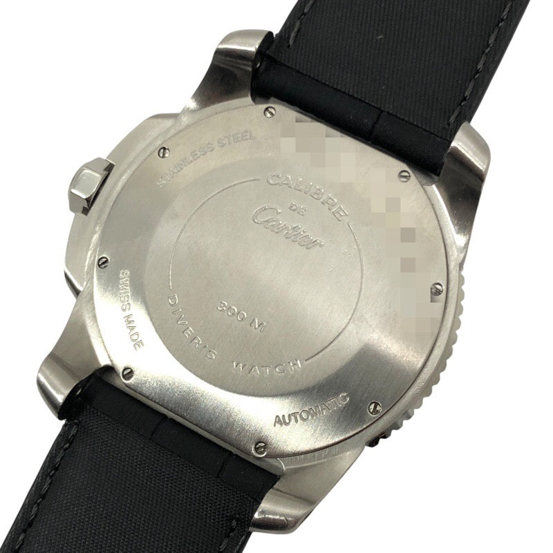 カルティエ Cartier カリブルドゥカルティエ ダイバー WSCA0010 ブルー  
