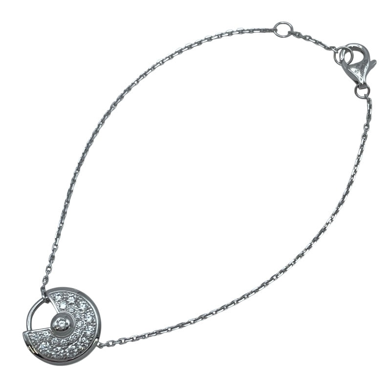 カルティエ Cartier アミュレットダイヤブレスレット ホワイトゴールド