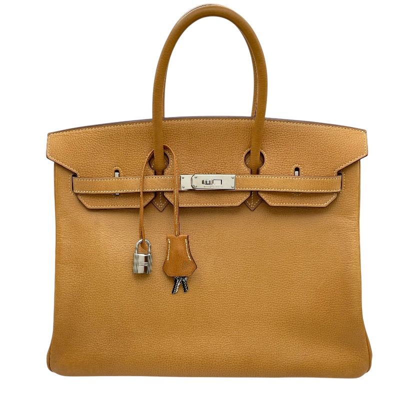 エルメス HERMES バーキン35 □H刻 ゴールド SV金具 アルデンヌ 