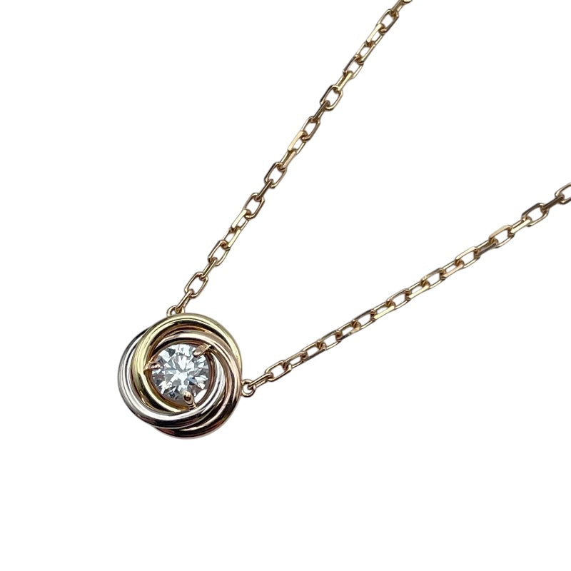 カルティエ Cartier ベビートリニティネックレス ピンクゴールド Au750
