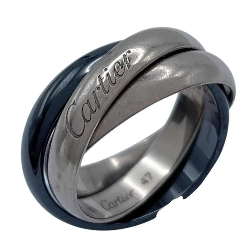 カルティエ Cartier トリニティリング ホワイトゴールド Au750