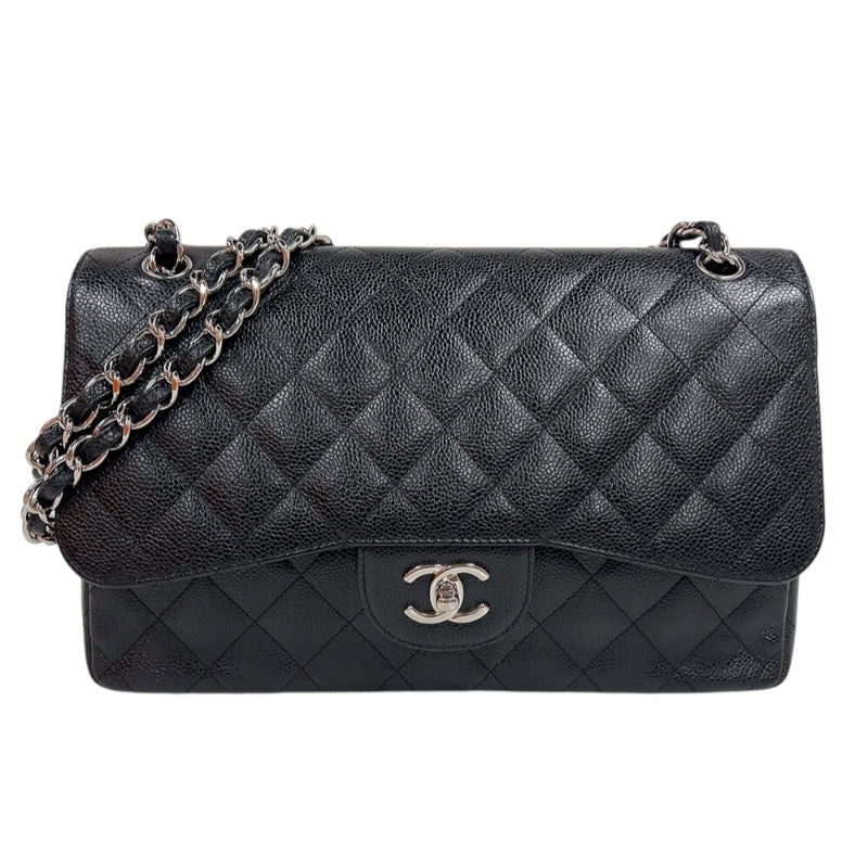 シャネル CHANEL マトラッセ30 A58600 ブラック シルバー金具 キャビア