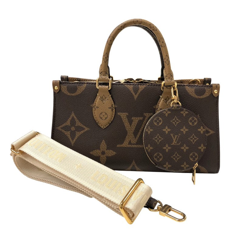 ルイ・ヴィトン LOUIS VUITTON オンザゴー EW M46653 ブラウン モノグラム・リバース レディース ショルダーバッグ ルイ・ヴィトン LOUIS VUITTON オンザゴーEW M46653 ブラウン