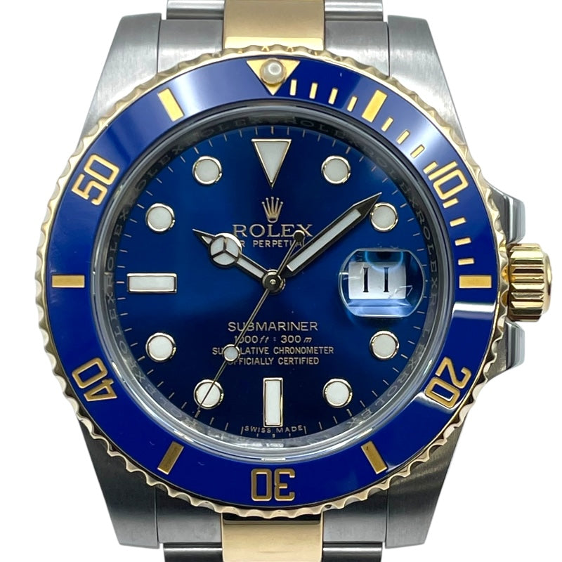 ロレックス ROLEX サブマリーナ 116613LB ブルー K18/SS 自動巻き  