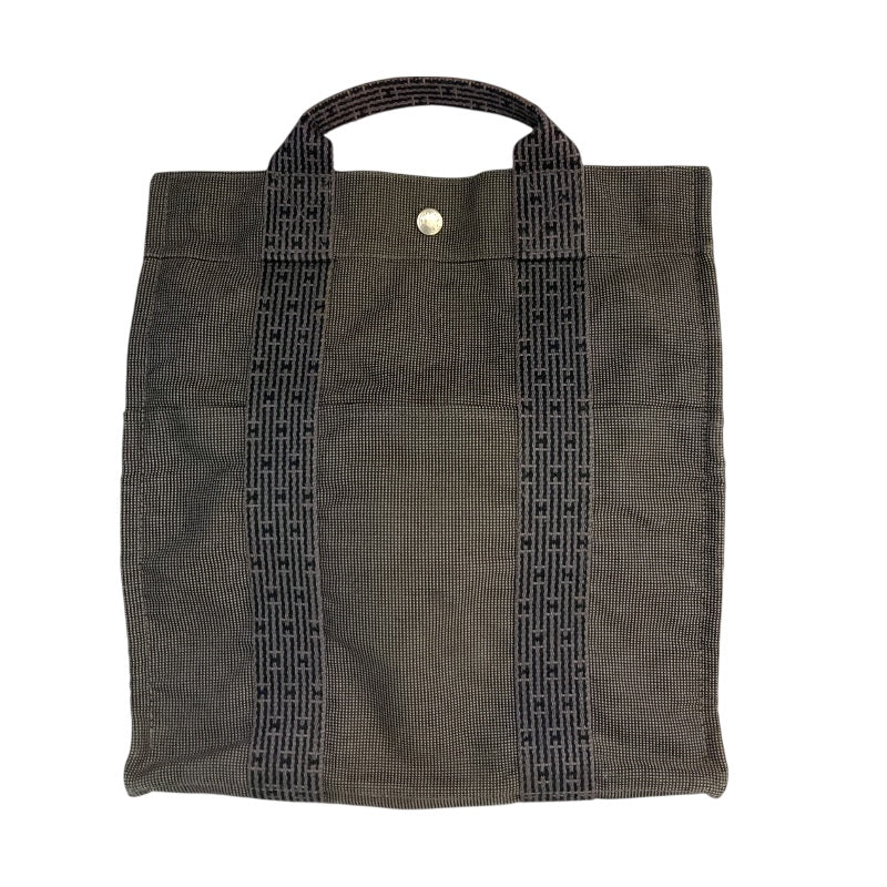 エルメス HERMES ハンドバッグ エールラインMM 本物 正規品 大容量 エルメス HERMES ｴｰﾙﾗｲﾝｱﾄﾞMM グレー ﾅｲﾛﾝｷｬﾝﾊﾞｽ レディース