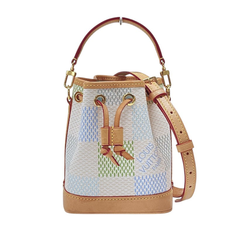 ルイ・ヴィトン LOUIS VUITTON ナノ・ノエ N40640 ピスタチオグリーン ダミエ・リシャス レディース ショルダーバッグ ルイ・ヴィトン LOUIS VUITTON ナノ・ノエ N40640 ピスタチオグリーン
