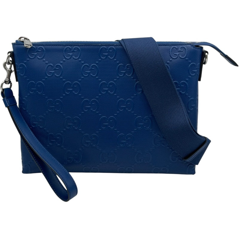 GUCCI ボディバッグ GGキャンパス ネイビー グッチ GUCCI ミディアム クロスボディバッグ 696009 ネイビー