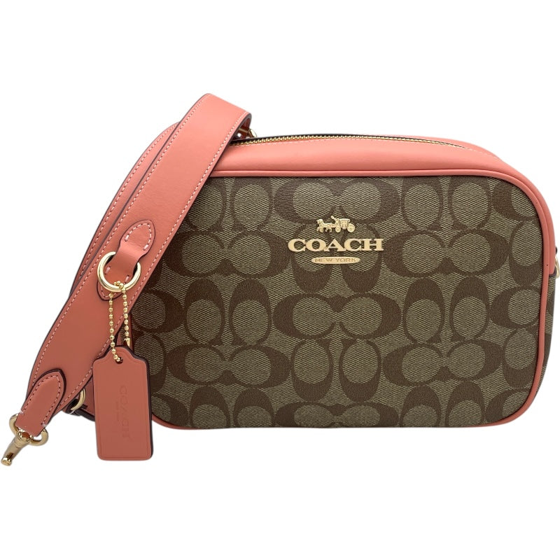 コーチ COACH ジェイミーカメラバッグ CA547 ブラウン・ピンク PVC