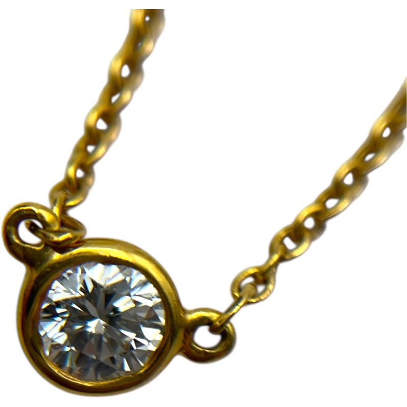 ティファニー TIFFANY＆CO バイザヤードネックレス ゴールド 18K