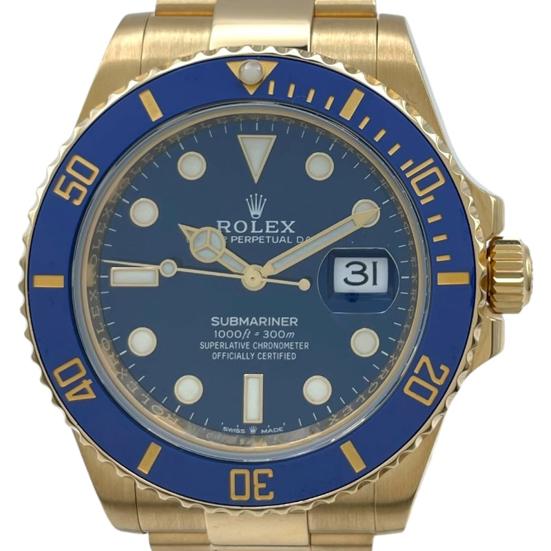 ロレックス ROLEX サブマリーナ 126618LB ブルー K18YG 自動巻き