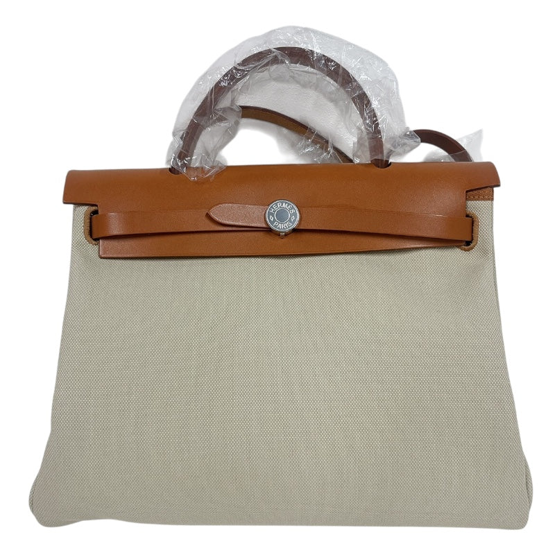 エルメス HERMES エールバッグジップPM ベージュ・ナチュラル トワル 