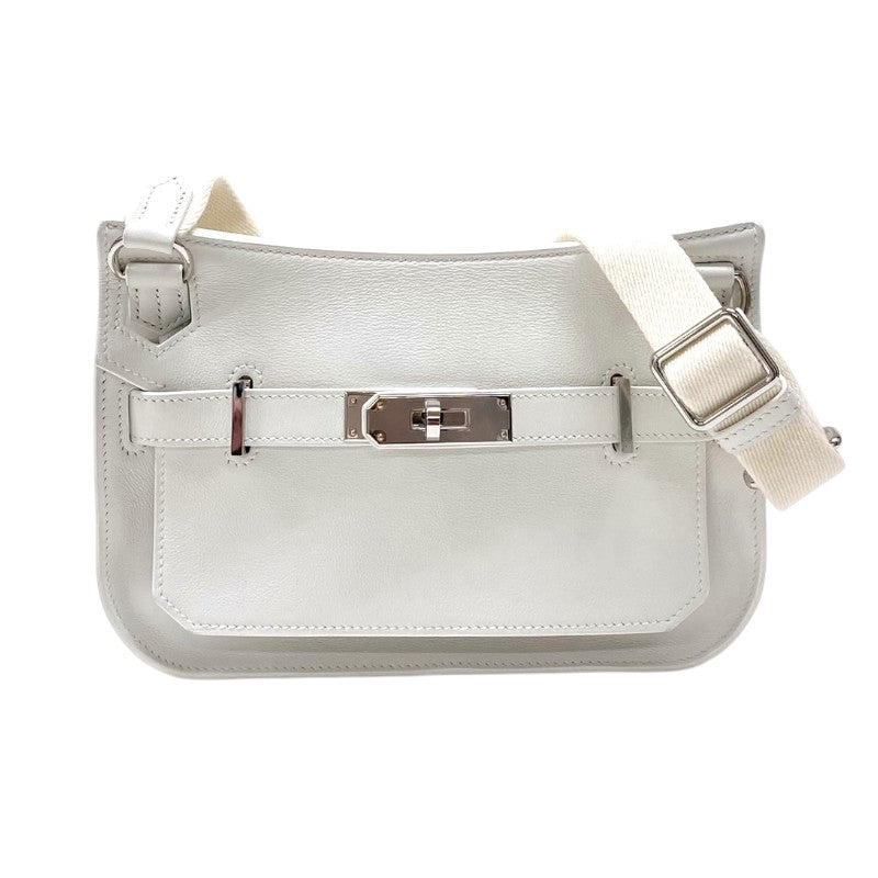 美品 エルメス HERMES ショルダー バッグ トワルアッシュ スイフト ナチュラル ルージュアッシュ シルバー 金具 Shoulder Bag VLP 90270946 HERMES エルメス ショルダーバッグ ショルダーバーキンライト39
