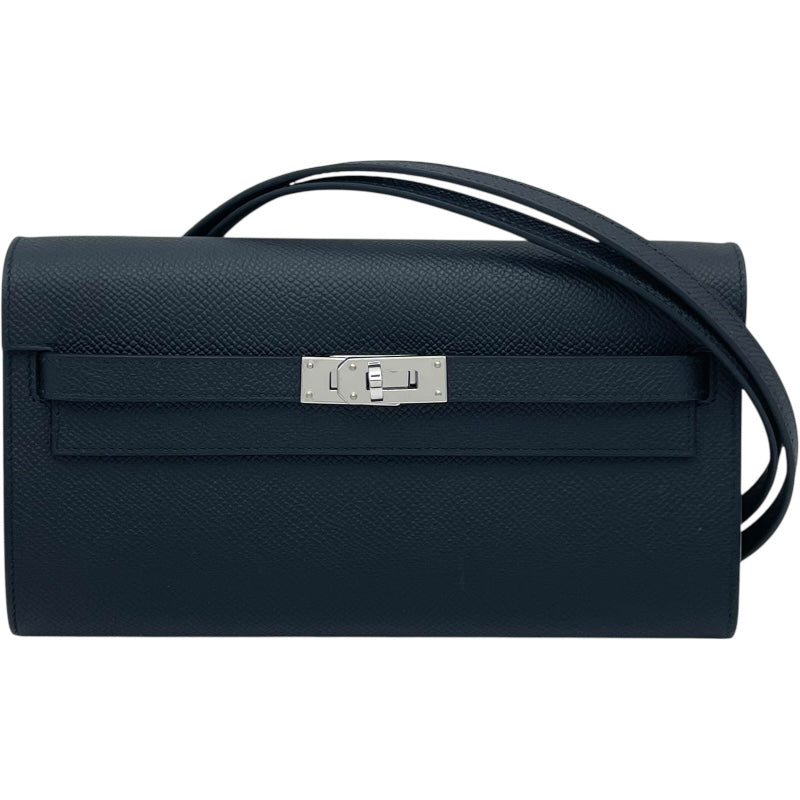 エルメス HERMES ケリートゥーゴー K刻 ブラック SV金具 エプソン 