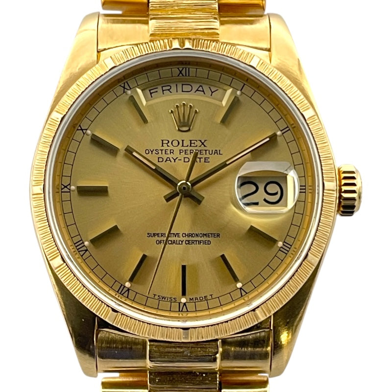 ロレックス ROLEX デイデイト 18078 ゴールド K18YG 自動巻き メンズ