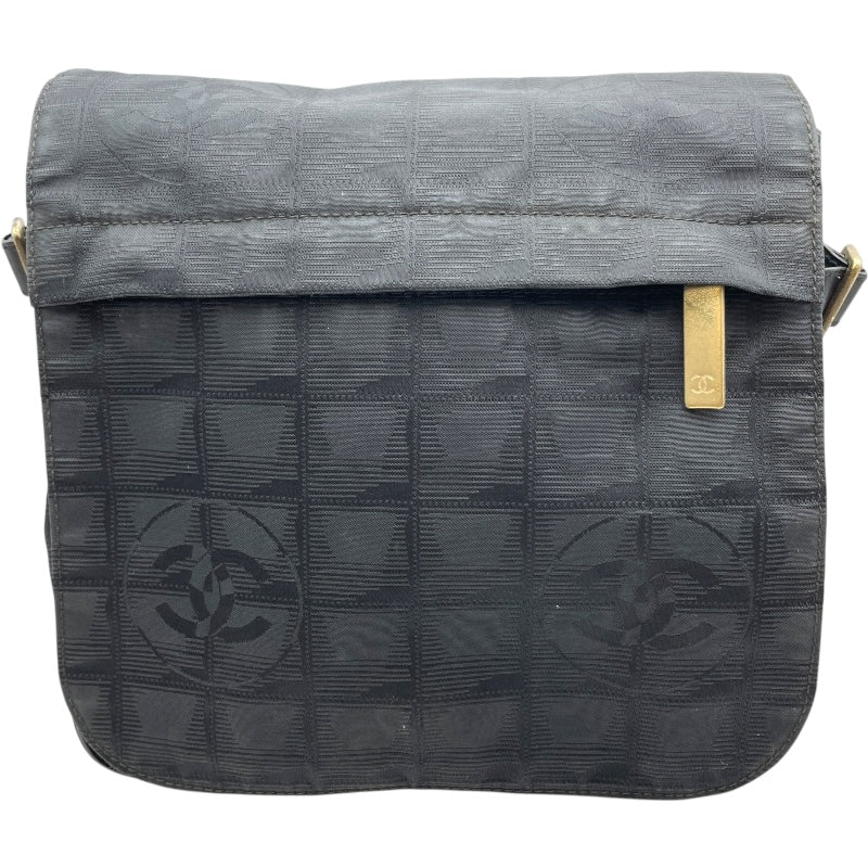 シャネル CHANEL ニュートラベルライン ショルダー A29347 ブラック GD 
