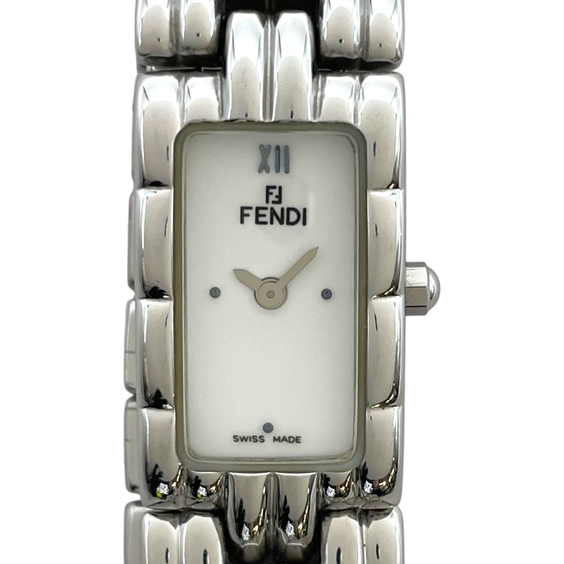 フェンディ FENDI レディースウォッチ 660L ホワイト SS クオーツ