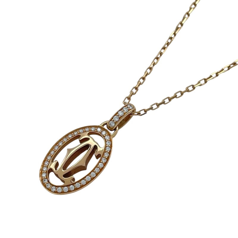 カルティエ Cartier ドゥーブルCネックレス ピンクゴールド 750