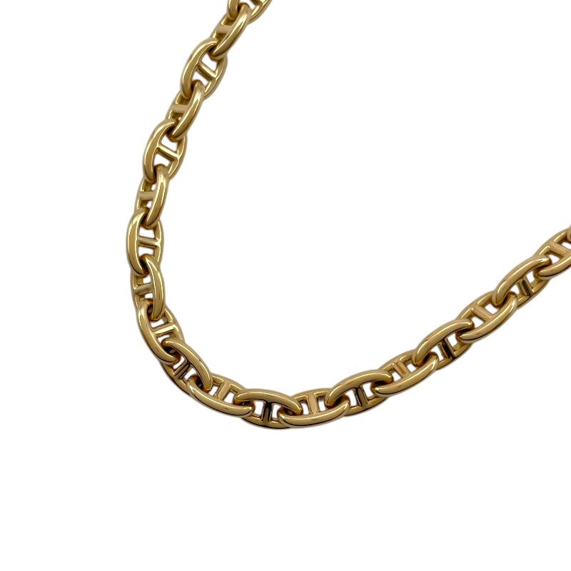 エルメス HERMES シェーヌダンクルネックレスTPM 61コマ ゴールド