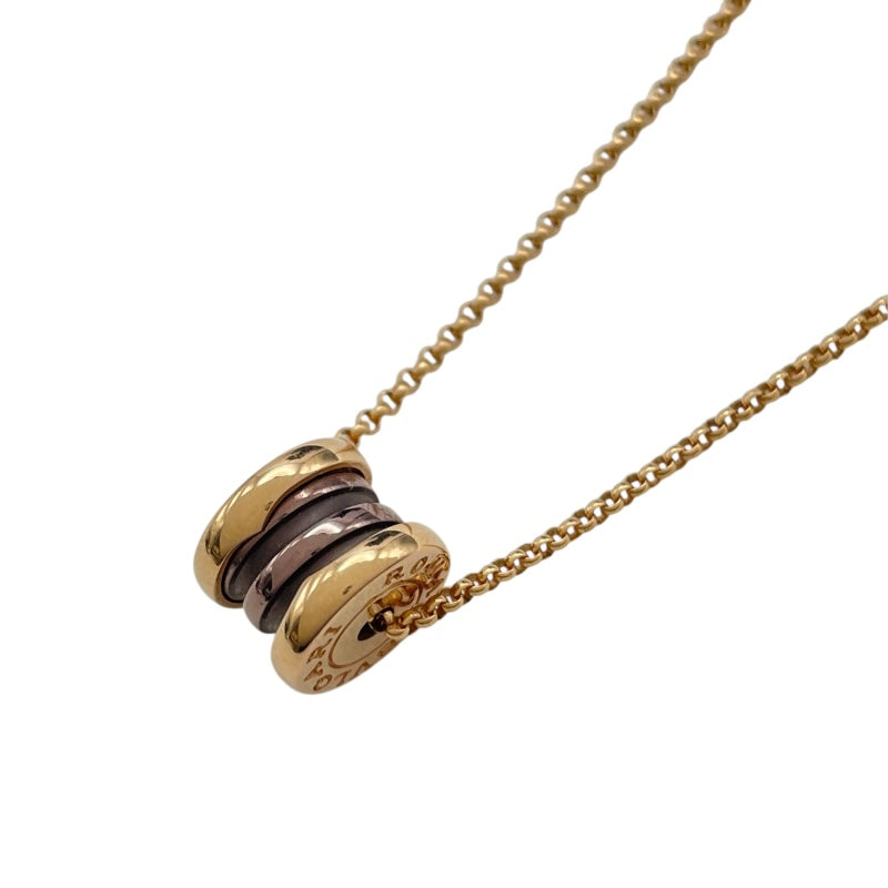 ブルガリ BVLGARI ビーゼロワンエレメントネックレス ピンクゴールドx