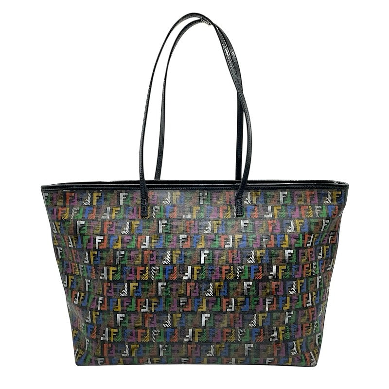 フェンディ FENDI ズッカ トートバッグ 8BH185 ブラック/マルチカラー フェンディ FENDI ズッカ トートバッグ 8BH185 ブラック/マルチカラー
