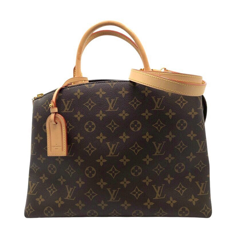 本物 ルイヴィトン LOUIS VUITTON LV グラン パレ MM モノグラム 2WAY ショルダーバッグ ハンドバッグ ブラウン M45898 Grand Plais ビトン バッグ 中古 LOUIS VUITTON - 本物 ルイヴィトン LOUIS VUITTON LV グラン パレ MM