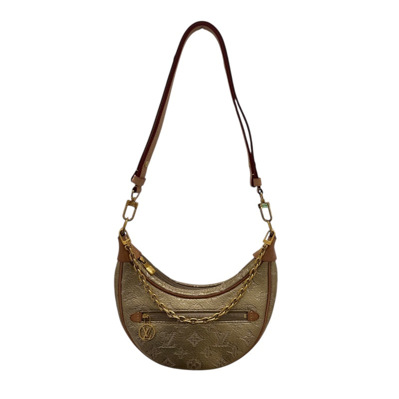 ルイ・ヴィトン LOUIS VUITTON ループ M22928 ゴールド PVC レザー